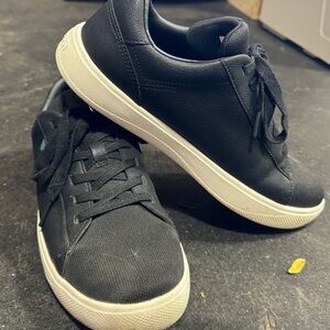 Vessi Kids Black and White Sneakers